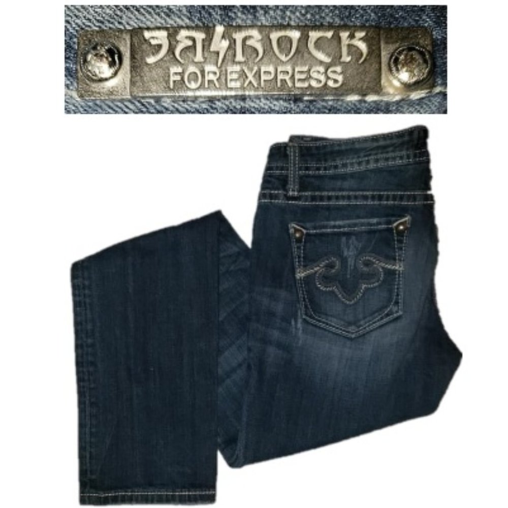ReRock Express Blue Dark Rinse Barely Boot